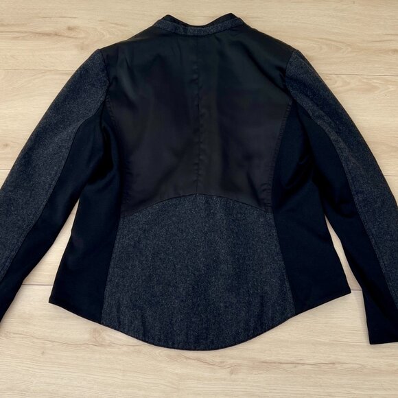Simply Vera Vera Wang Wool Blend Office Blazer Size Petite Large / Dark Academia - Picture 3 of 14